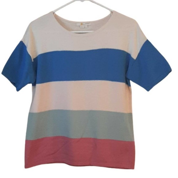 Boden Berkeley Knitted Tee - Stripes - size 4 - Picture 2 of 8